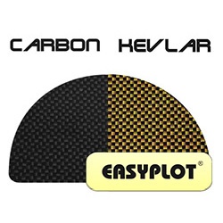 EASYPLOT polyester cutting film - Carbon/Kevlar