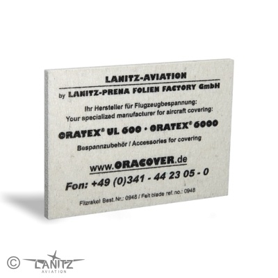 ORATEX Filzrakel - 10 x 14 cm - Oracover